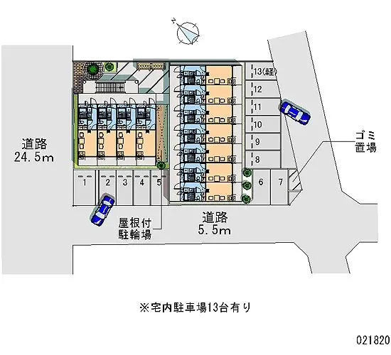 ★手数料０円★名古屋市北区新堀町　月極駐車場（LP）